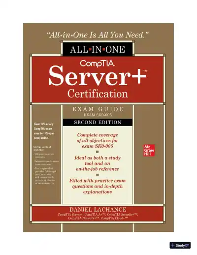 CompTIA Server+ SK0-005 Certification All-in-One Exam Guide, 2nd Edition (2021) - Page 4 preview image