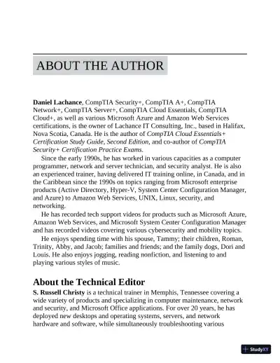 CompTIA Server+ SK0-005 Certification All-in-One Exam Guide, 2nd Edition (2021) - Page 5 preview image