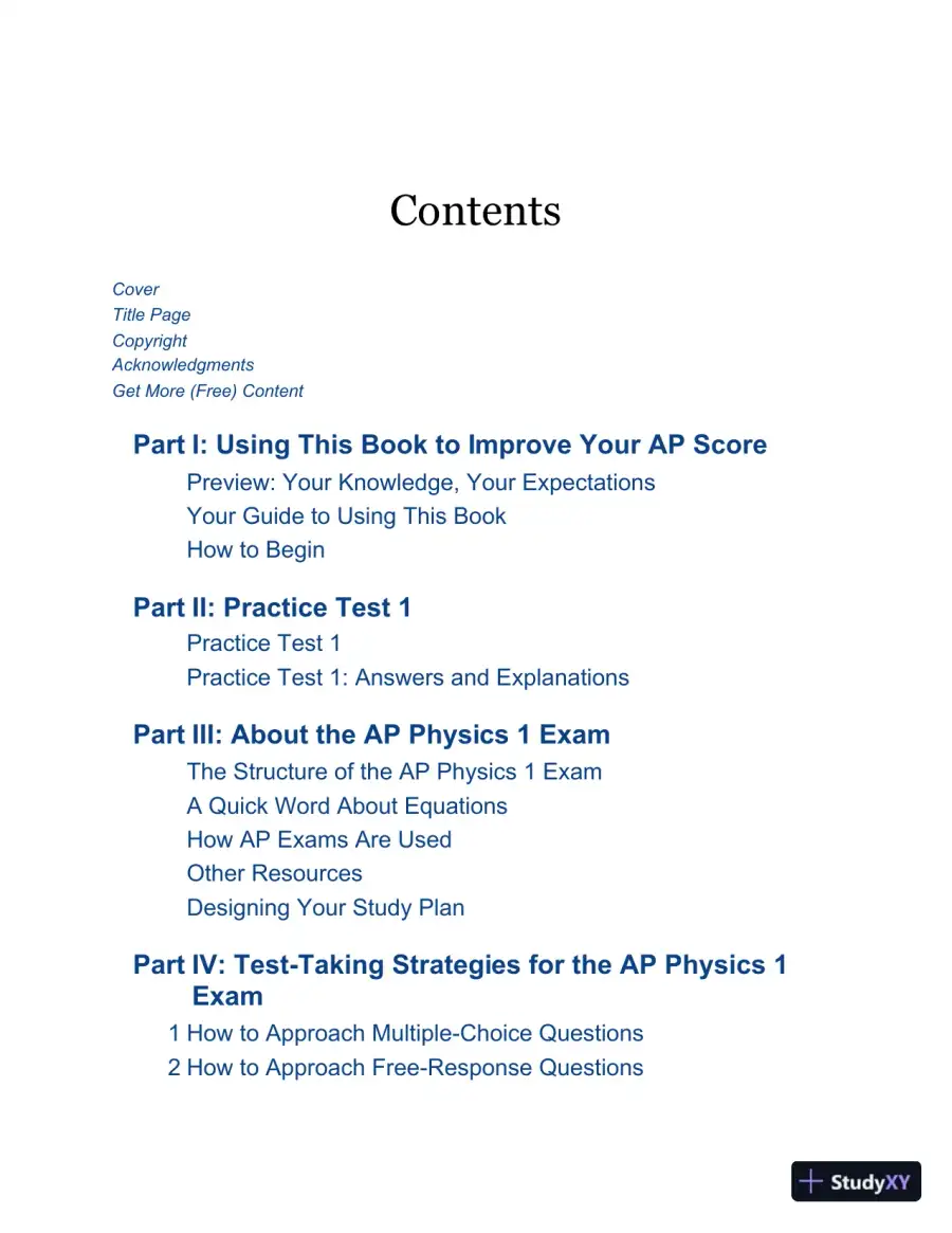 Cracking the AP Calculus AB Exam 2020, Premium Edition (2019), page 7
