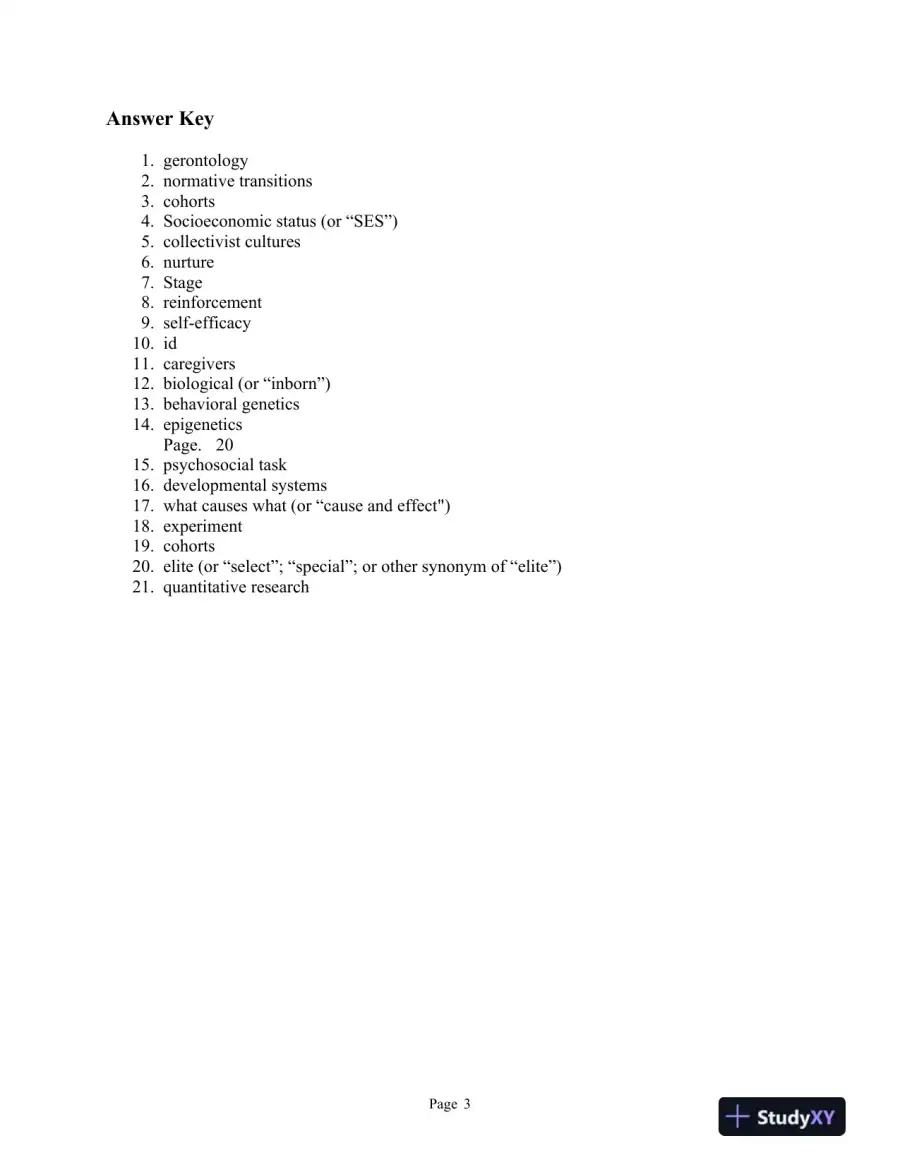 Experiencing the Lifespan Fourth Canadian Edition Test Bank, page 9