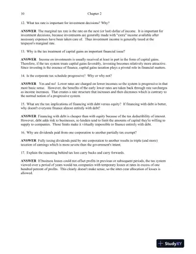 Practical Financial Management, 8th Edition Solution Manual - Page 11 preview image