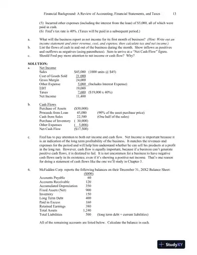 Practical Financial Management, 8th Edition Solution Manual - Page 14 preview image