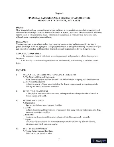 Practical Financial Management, 8th Edition Solution Manual - Page 8 preview image