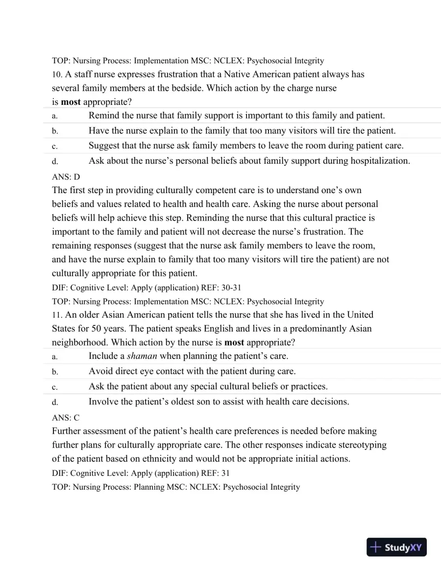 Test Bank For Medical-Surgical Nursing: Assessment and Management of Clinical Problems, 9th Edition, page 17