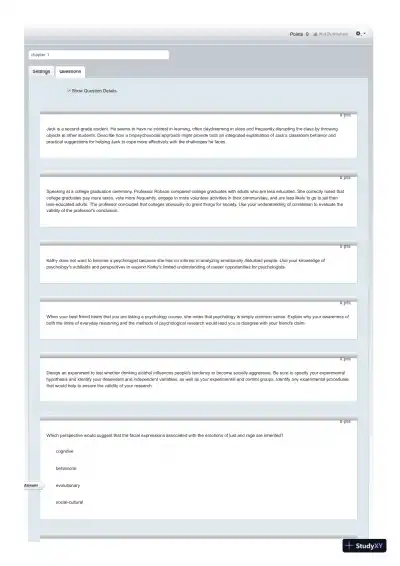 Test Bank For Psychology in Everyday Life, 2nd Edition - Page 1 preview image