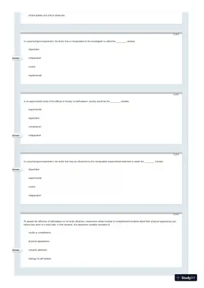 Test Bank For Psychology in Everyday Life, 2nd Edition - Page 19 preview image