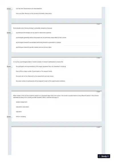 Test Bank For Psychology in Everyday Life, 2nd Edition - Page 22 preview image