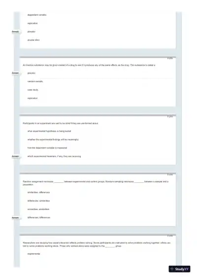 Test Bank For Psychology in Everyday Life, 2nd Edition - Page 24 preview image