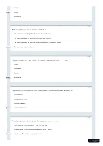 Test Bank For Psychology in Everyday Life, 2nd Edition - Page 25 preview image