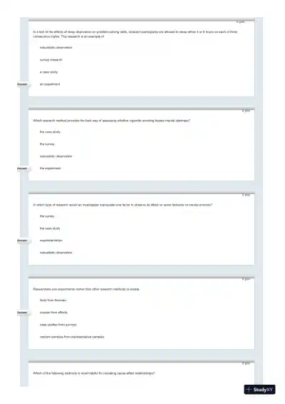 Test Bank For Psychology in Everyday Life, 2nd Edition - Page 27 preview image