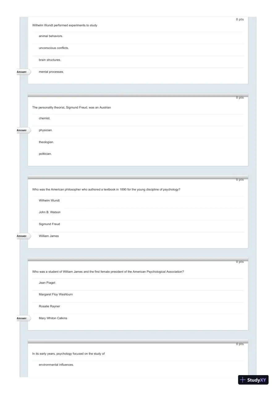 Test Bank For Psychology in Everyday Life, 2nd Edition, page 3