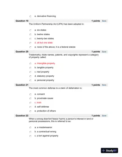 Business Law: Intellectual Property, Contracts, And Corporate Structures - Page 7 preview image