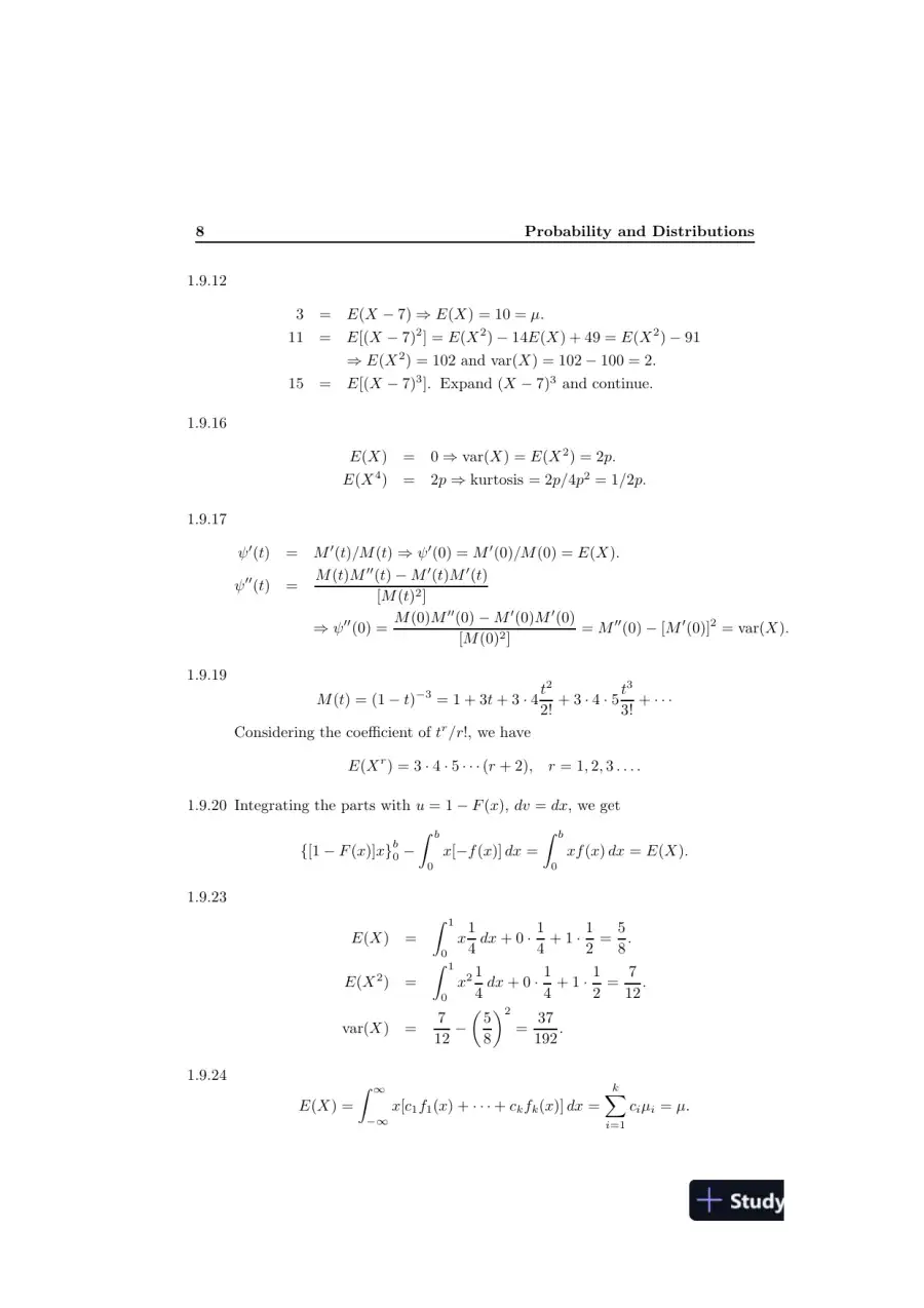 Solution Manual For Introduction To Mathematical Statistics, 7th Edition, page 11
