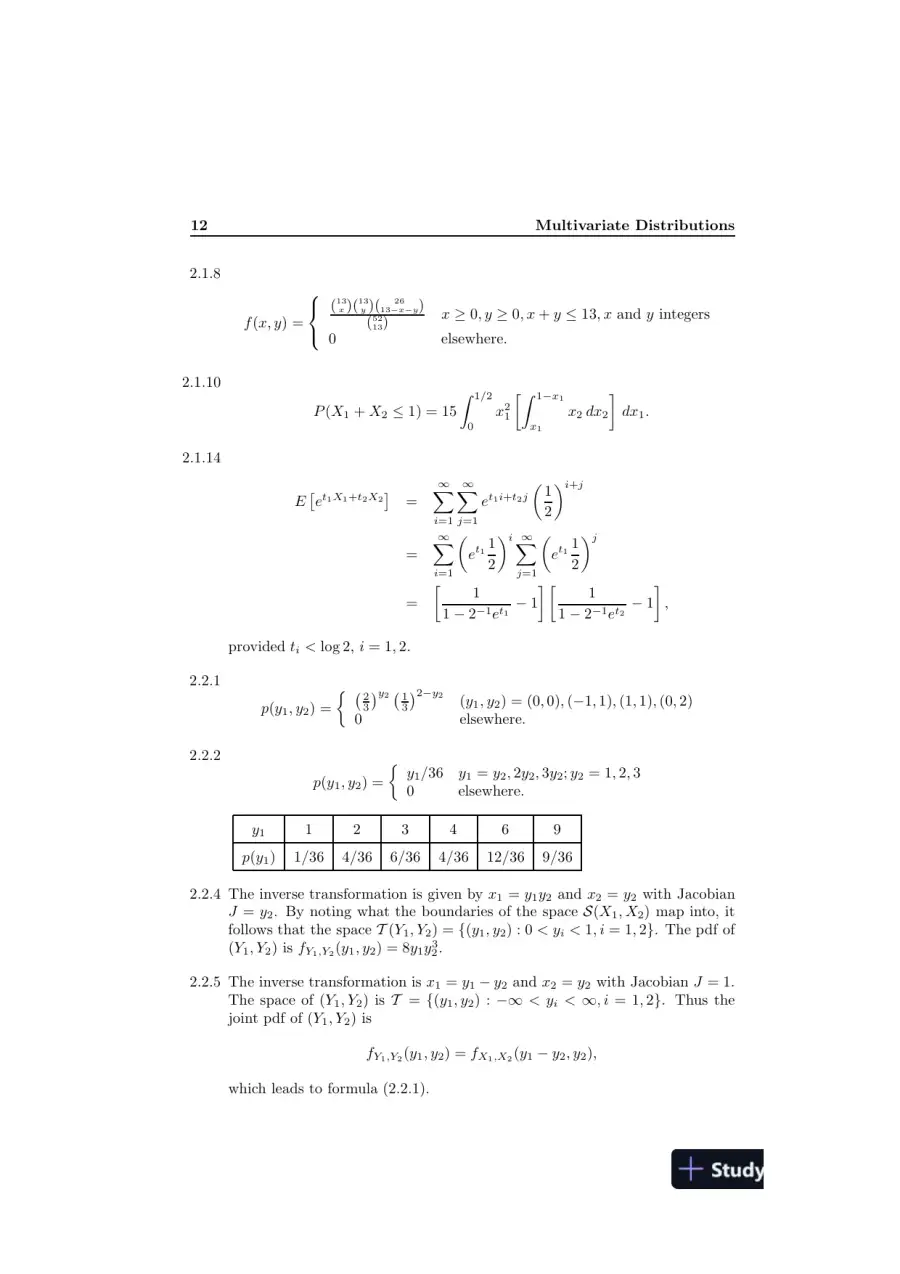 Solution Manual For Introduction To Mathematical Statistics, 7th Edition, page 15