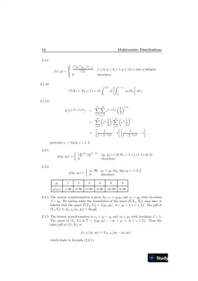 Solution Manual For Introduction To Mathematical Statistics, 7th Edition - Page 15 preview image