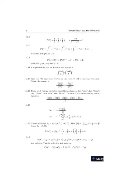 Solution Manual For Introduction To Mathematical Statistics, 7th Edition - Page 5 preview image