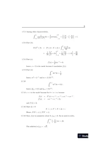 Solution Manual For Introduction To Mathematical Statistics, 7th Edition - Page 8 preview image