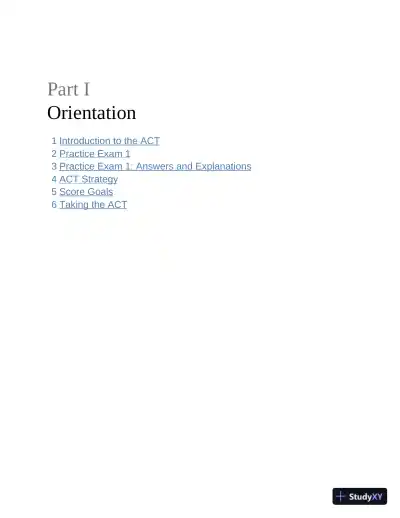 Princeton Review ACT Premium Prep 2022 8 Practice Tests + Content Review (2022) - Page 14 preview image