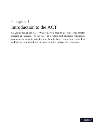 Princeton Review ACT Premium Prep 2022 8 Practice Tests + Content Review (2022) - Page 15 preview image