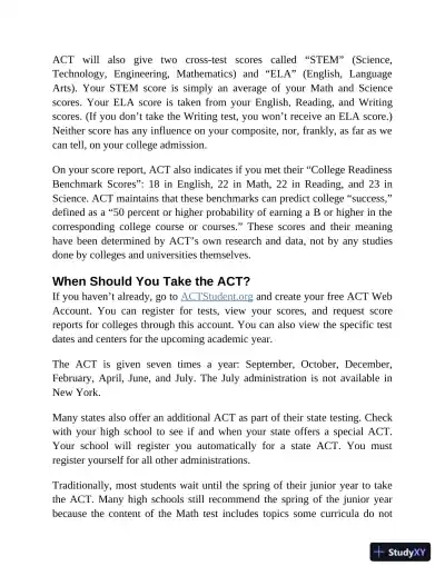 Princeton Review ACT Premium Prep 2022 8 Practice Tests + Content Review (2022) - Page 20 preview image