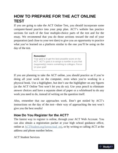 Princeton Review ACT Premium Prep 2022 8 Practice Tests + Content Review (2022) - Page 25 preview image