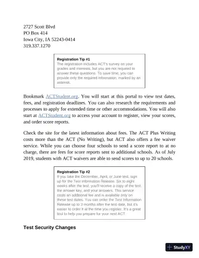 Princeton Review ACT Premium Prep 2022 8 Practice Tests + Content Review (2022) - Page 26 preview image