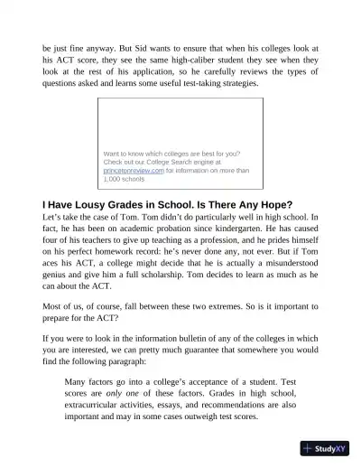 Princeton Review ACT Premium Prep 2022 8 Practice Tests + Content Review (2022) - Page 29 preview image