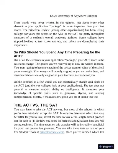 Princeton Review ACT Premium Prep 2022 8 Practice Tests + Content Review (2022) - Page 30 preview image