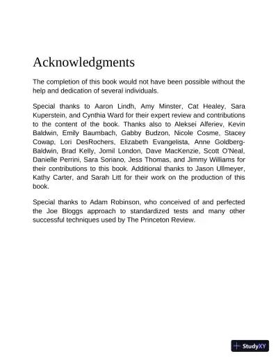 Princeton Review ACT Premium Prep 2022 8 Practice Tests + Content Review (2022) - Page 6 preview image