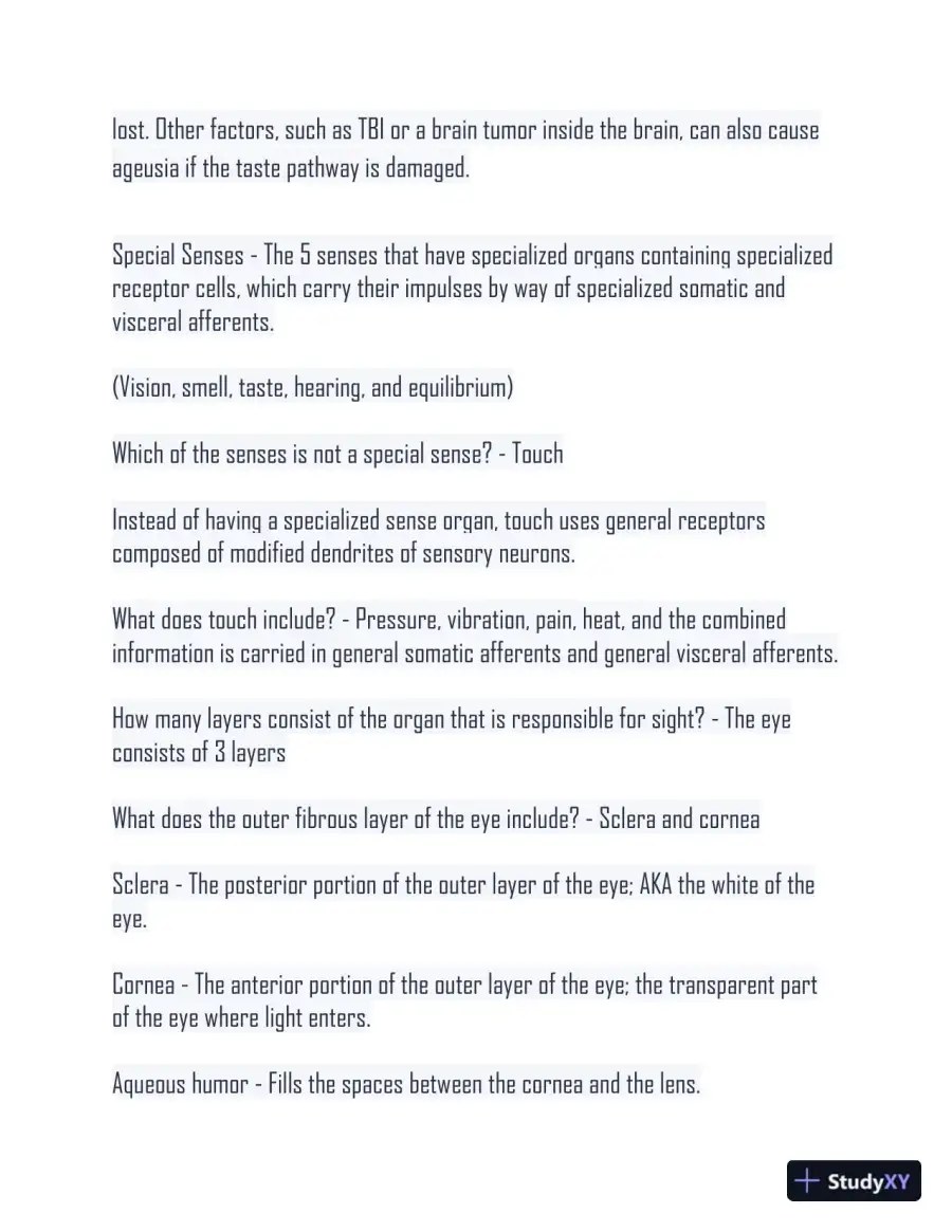 BIOD 152 Nervous System Module 3 Exam With Answers (132 Solved Questions), page 3