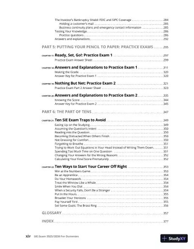 SIE Exam 2025/2026 For Dummies (2024) - Page 15 preview image
