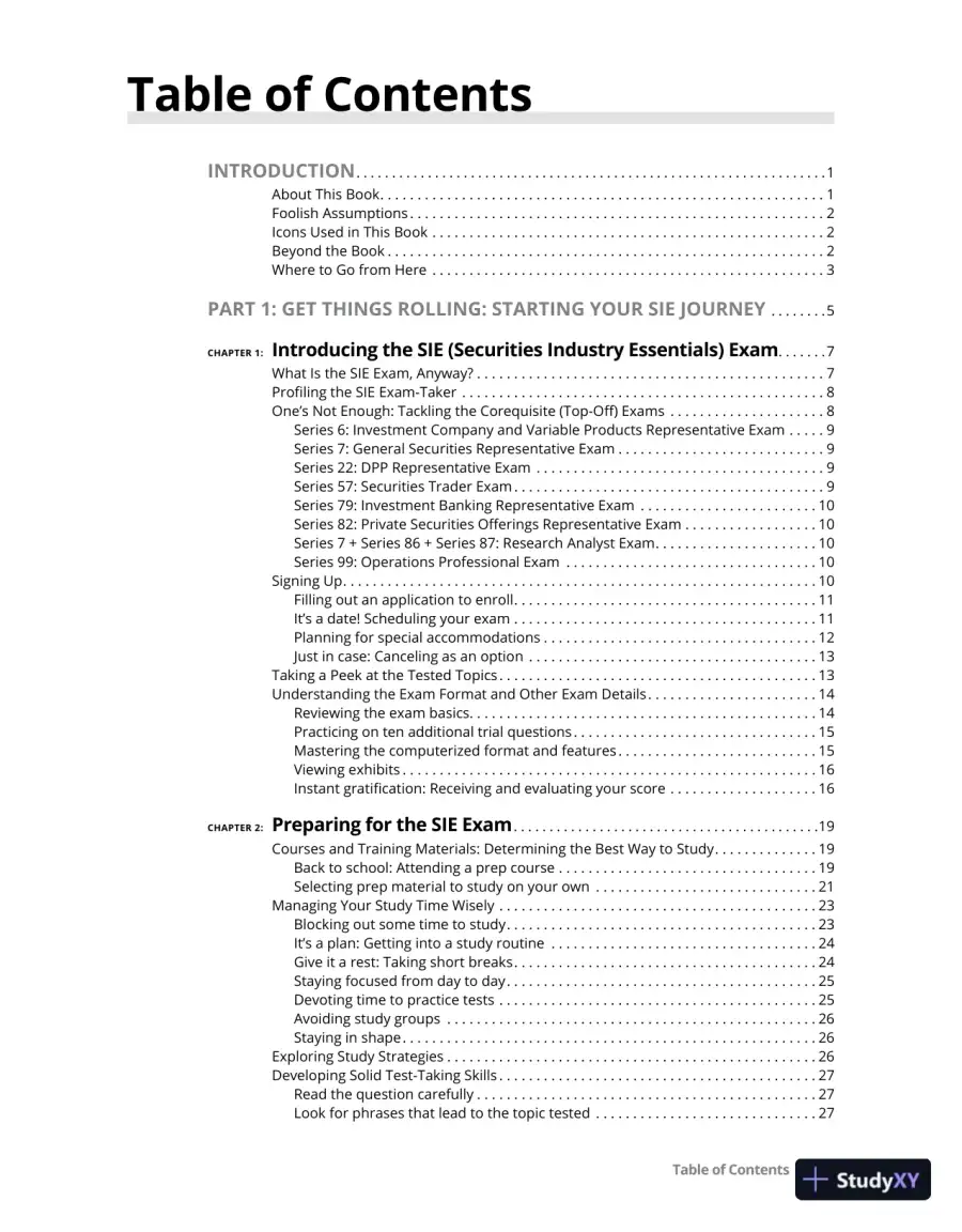 SIE Exam 2025/2026 For Dummies (2024), page 8