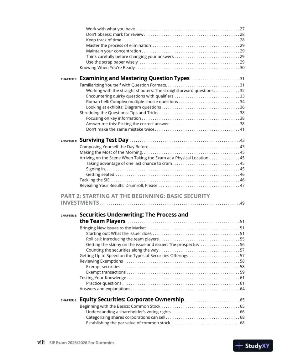 SIE Exam 2025/2026 For Dummies (2024), page 9