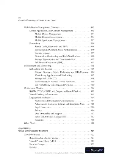 CISSP Exam Cram, 5th Edition (2021) - Page 19 preview image