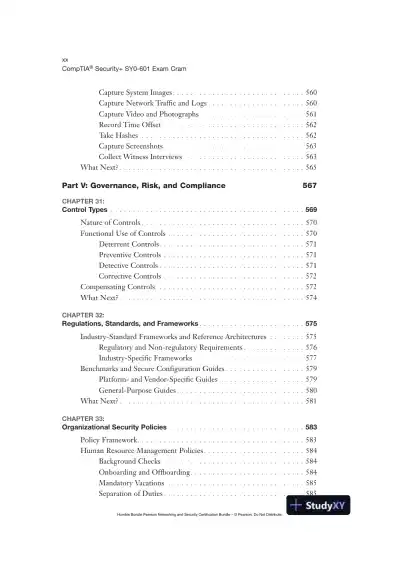 CISSP Exam Cram, 5th Edition (2021) - Page 23 preview image
