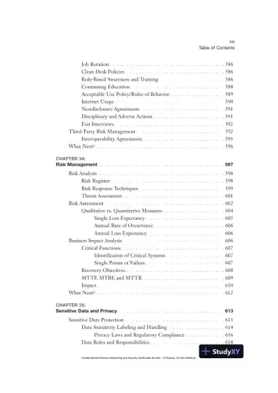 CISSP Exam Cram, 5th Edition (2021) - Page 24 preview image