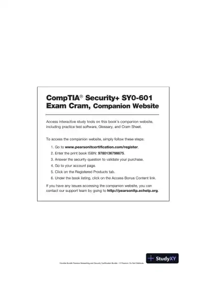 CISSP Exam Cram, 5th Edition (2021) - Page 3 preview image