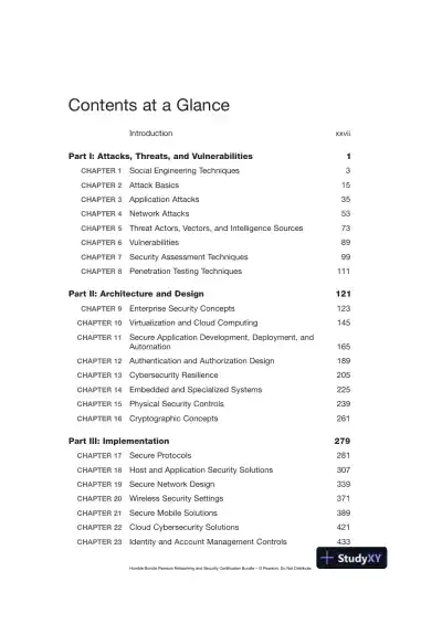 CISSP Exam Cram, 5th Edition (2021) - Page 7 preview image