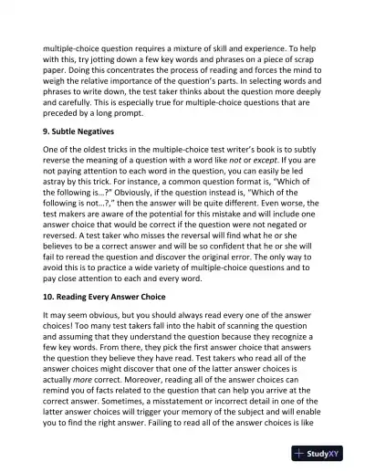 PAX Study Guide Book 2020 and 2021: NLN PAX RN and PN Study Guide 2020 and 2021 - Page 13 preview image