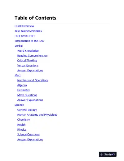 PAX Study Guide Book 2020 and 2021: NLN PAX RN and PN Study Guide 2020 and 2021 - Page 7 preview image