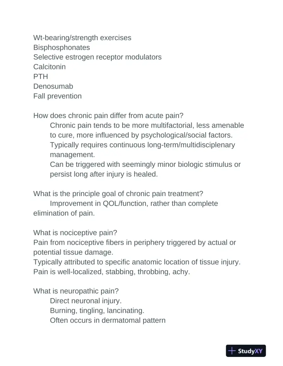NR601 Nursing Midterm Exam With Answers (200 Solved Questions), page 11