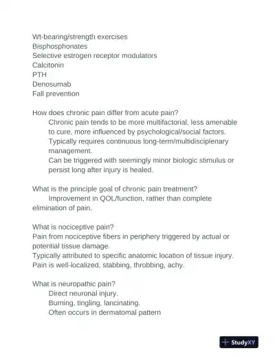 NR601 Nursing Midterm Exam With Answers (200 Solved Questions) - Page 11 preview image