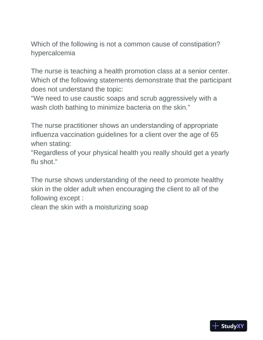 NR601 Nursing Midterm Exam With Answers (200 Solved Questions), page 7