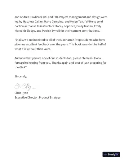 GMAT Foundations of Verbal: Practice Problems in Book (2020) - Page 12 preview image