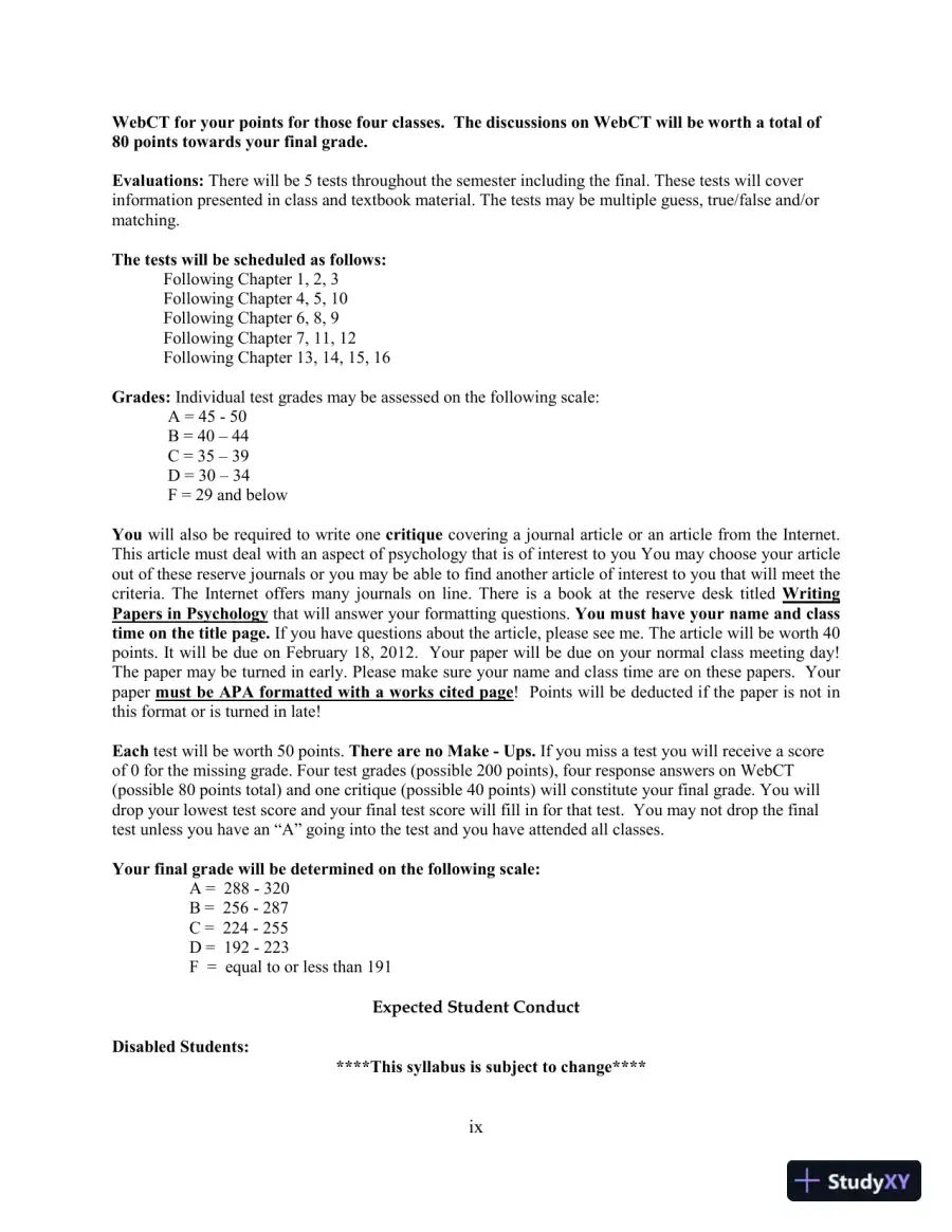 Psychology: From Inquiry To Understanding, Second  Canadian Edition Class Notes, page 10