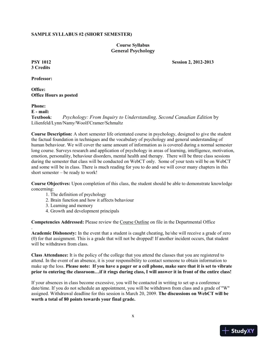 Psychology: From Inquiry To Understanding, Second  Canadian Edition Class Notes, page 11