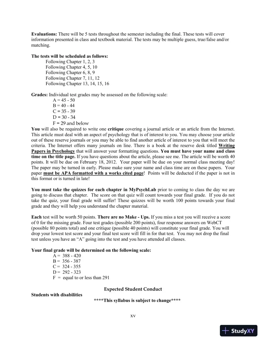 Psychology: From Inquiry To Understanding, Second  Canadian Edition Class Notes, page 16