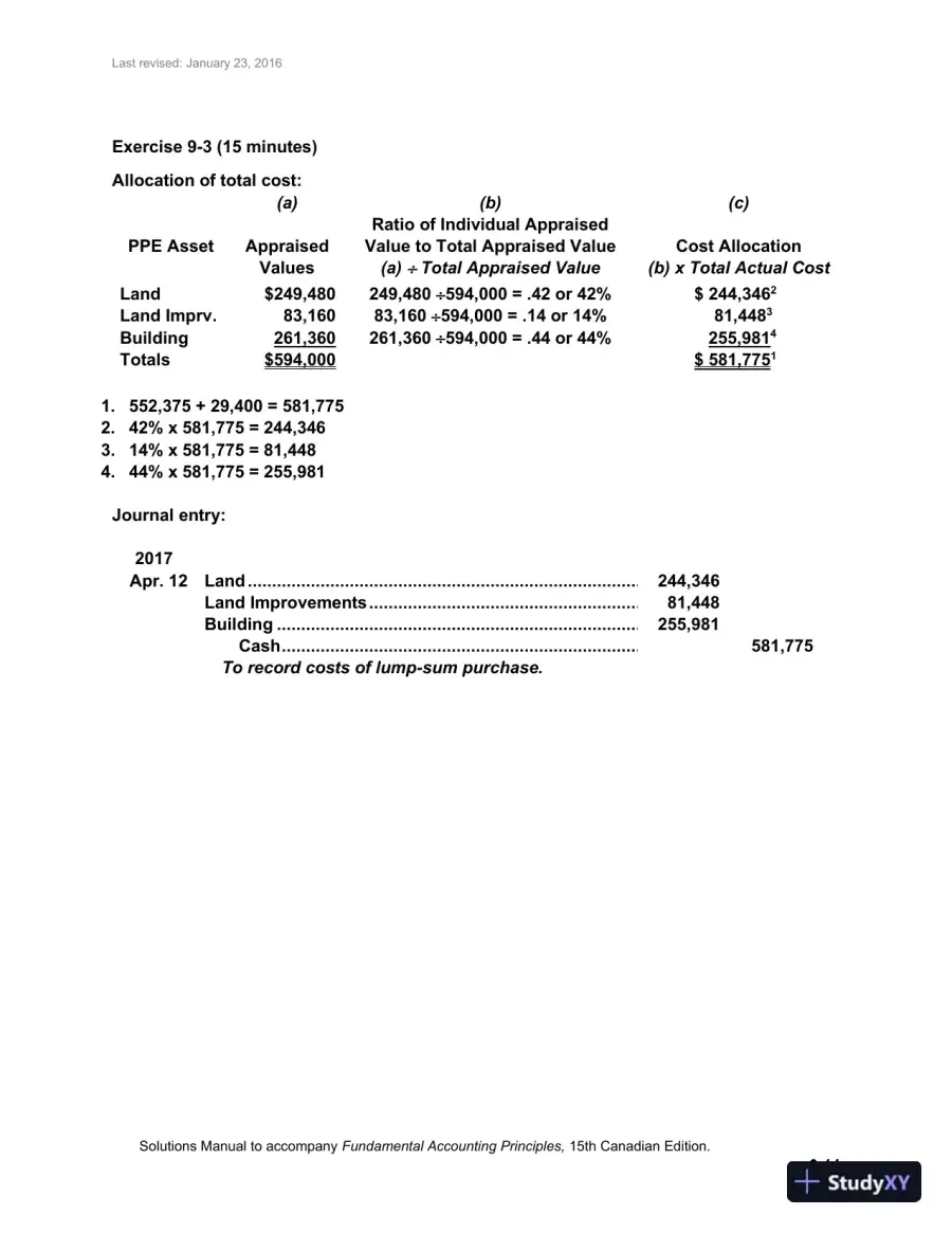 Solution Manual for Fundamental Accounting Principles, 15th Edition, page 15