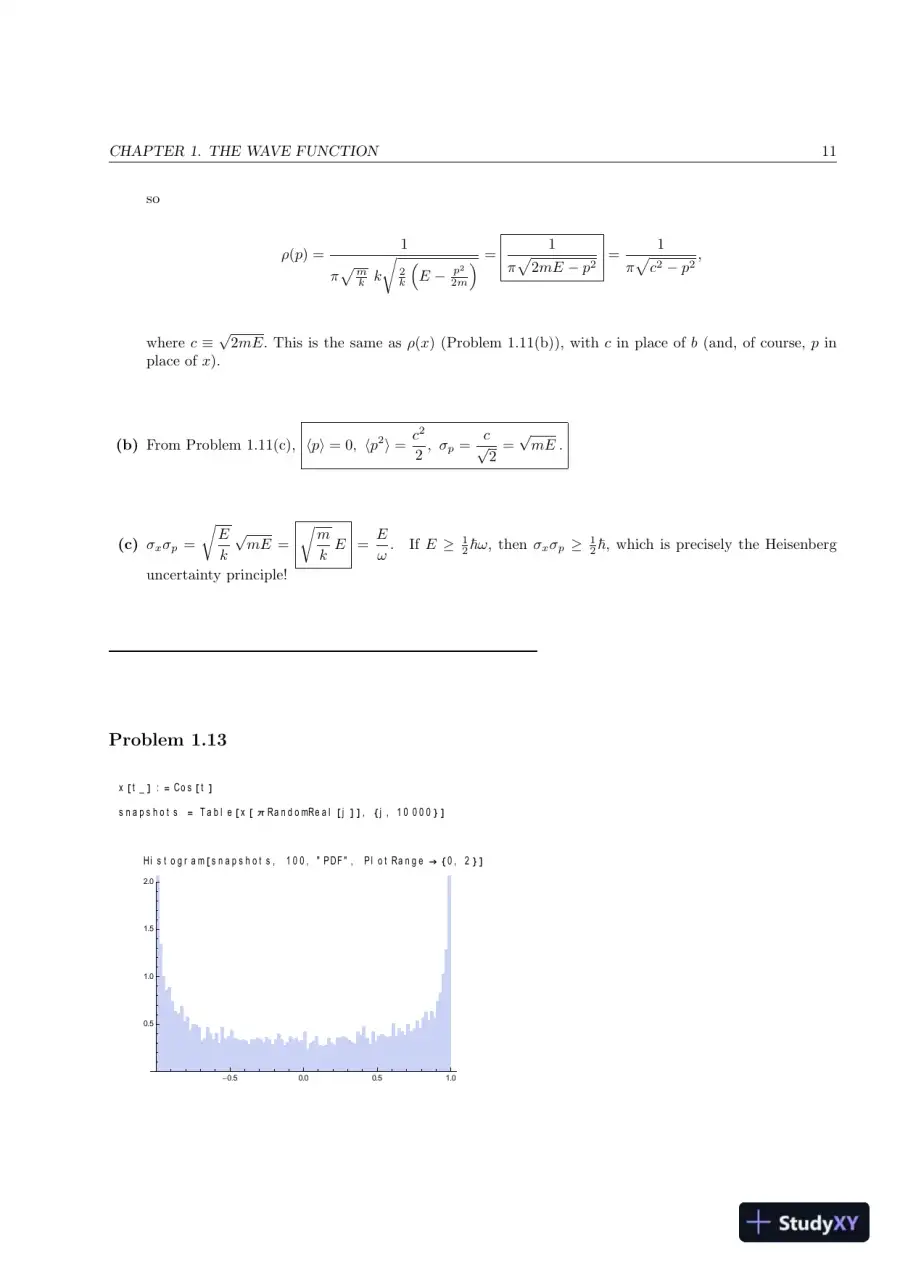 Introduction to Quantum Mechanics, 3rd Edition Solution Manual, page 11