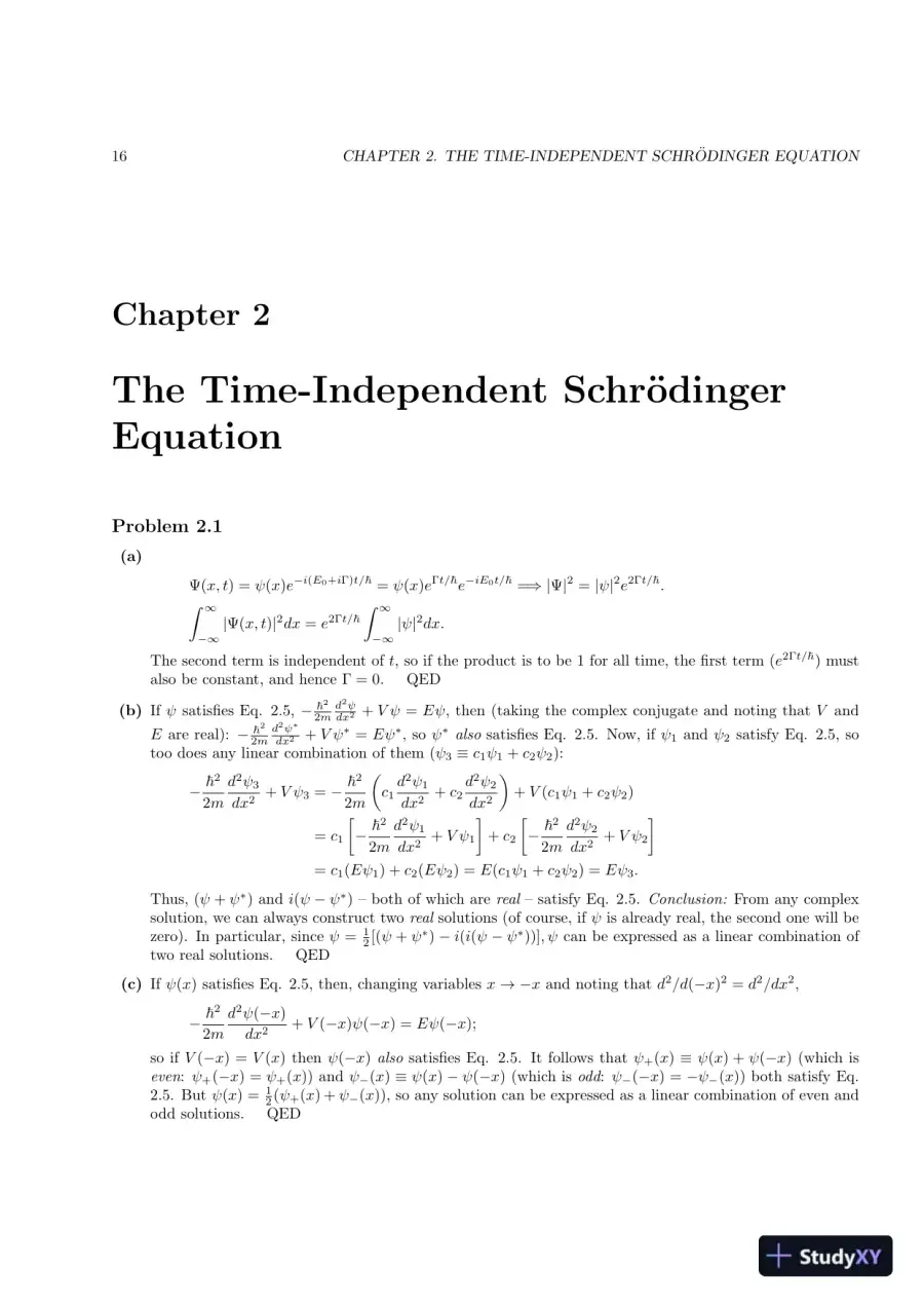 Introduction to Quantum Mechanics, 3rd Edition Solution Manual, page 16